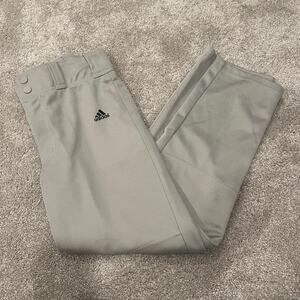 Adidas Mens Climalite Grey‎ Baseball Athleticwear Pants Size M